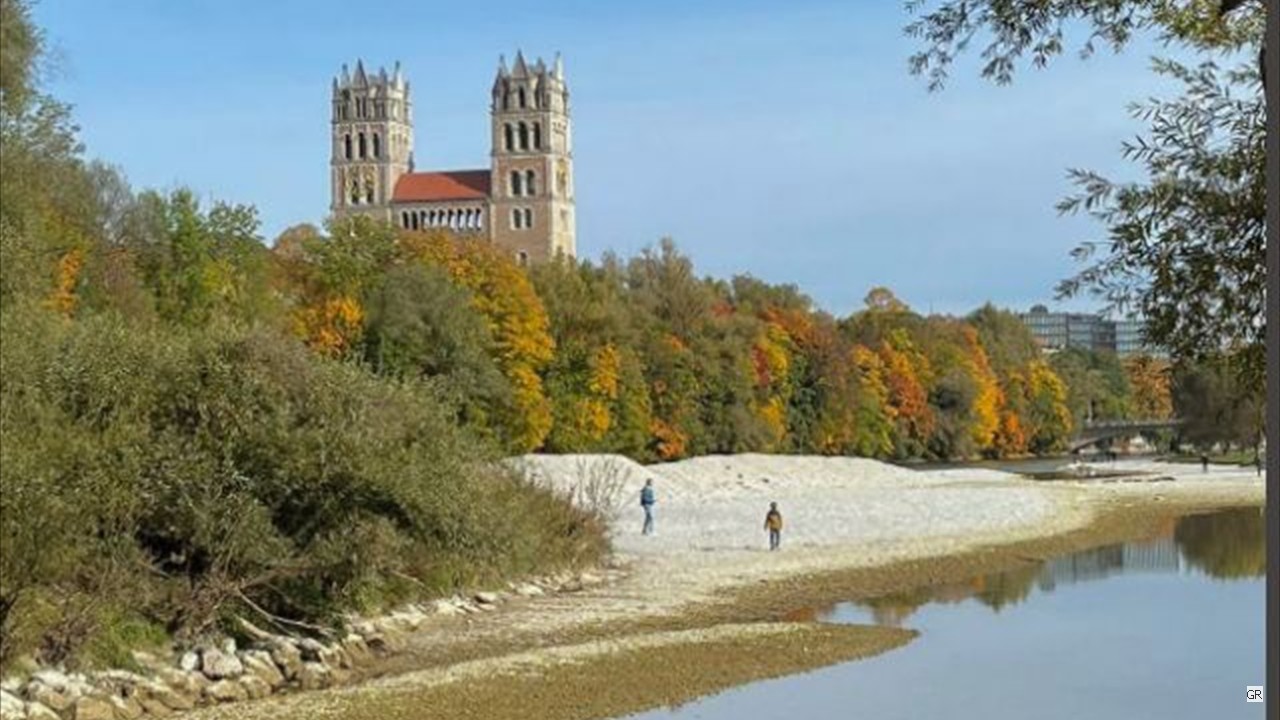 An der Isar in München An der Isar in München